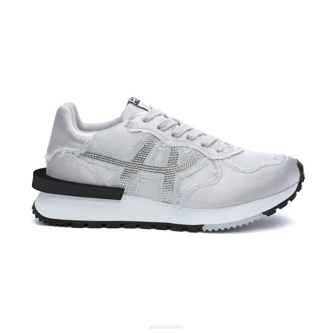 se ASH kvinnor giftig satin mode sneaker silver 8XTP21 sneakers