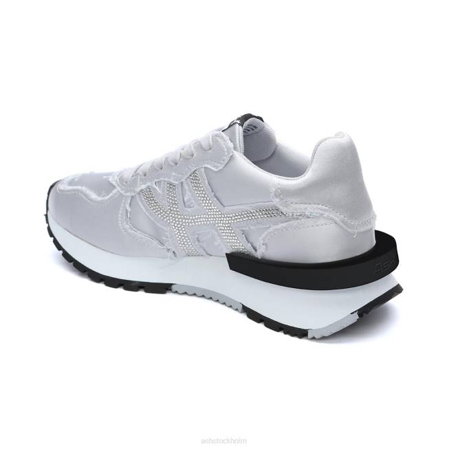 se ASH kvinnor giftig satin mode sneaker silver 8XTP21 sneakers