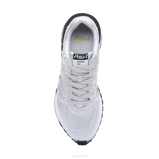 se ASH kvinnor giftig satin mode sneaker silver 8XTP21 sneakers