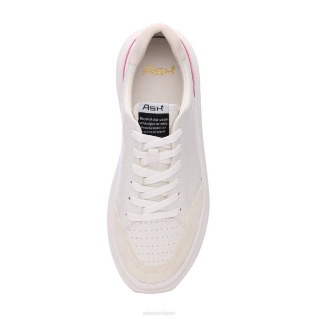 se ASH kvinnor impuls fashion sneaker benvit/c.rosa 8XTP12 sneakers