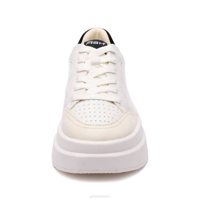 se ASH kvinnor impuls fashion sneaker vit/talk/svart 8XTP13 sneakers