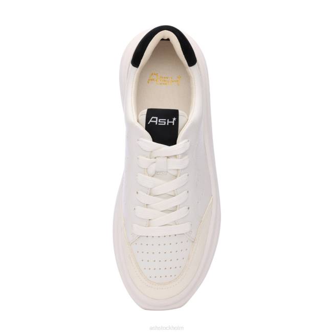 se ASH kvinnor impuls fashion sneaker vit/talk/svart 8XTP13 sneakers