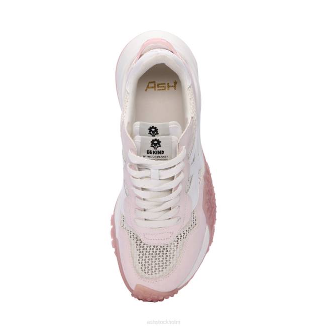 se ASH kvinnor joker vara snäll mode sneaker c.rosa/vit/benvit 8XTP31 sneakers