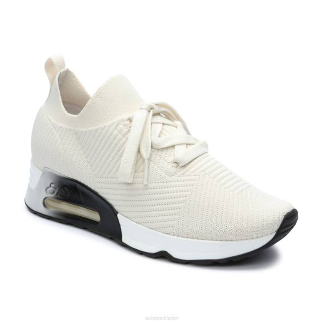 se ASH kvinnor larsen sneaker i spetsnät gardenia 8XTP17 sneakers