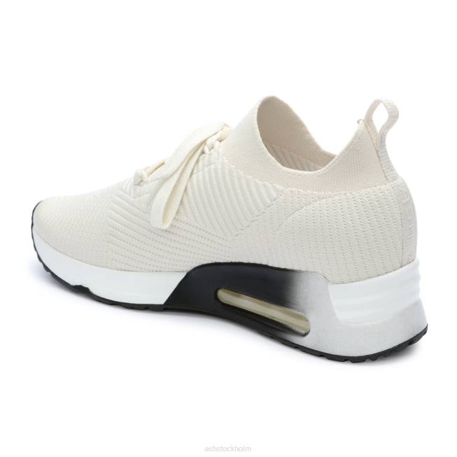 se ASH kvinnor larsen sneaker i spetsnät gardenia 8XTP17 sneakers