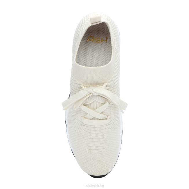 se ASH kvinnor larsen sneaker i spetsnät gardenia 8XTP17 sneakers
