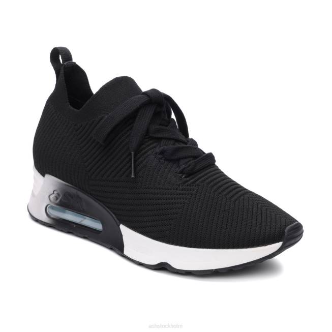 se ASH kvinnor larsen sneaker i spetsnät svart 8XTP18 sneakers