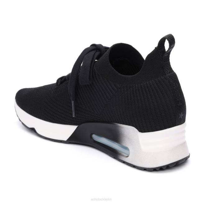 se ASH kvinnor larsen sneaker i spetsnät svart 8XTP18 sneakers