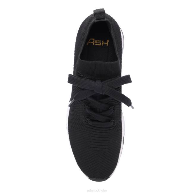 se ASH kvinnor larsen sneaker i spetsnät svart 8XTP18 sneakers