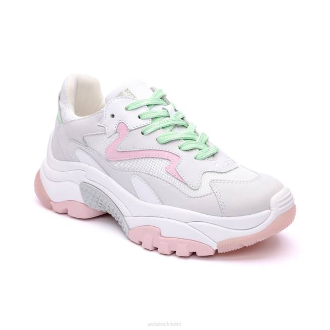 se ASH kvinnor missbrukare mode sneaker pärla/vit/rosa 8XTP9 sneakers