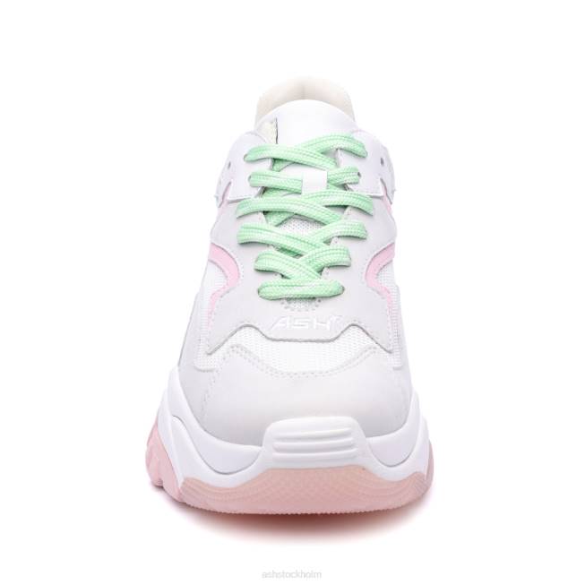 se ASH kvinnor missbrukare mode sneaker pärla/vit/rosa 8XTP9 sneakers