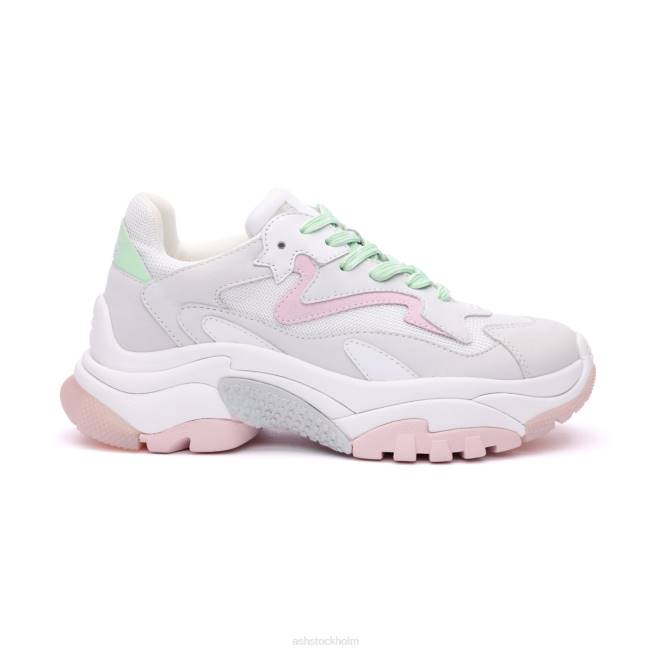 se ASH kvinnor missbrukare mode sneaker pärla/vit/rosa 8XTP9 sneakers