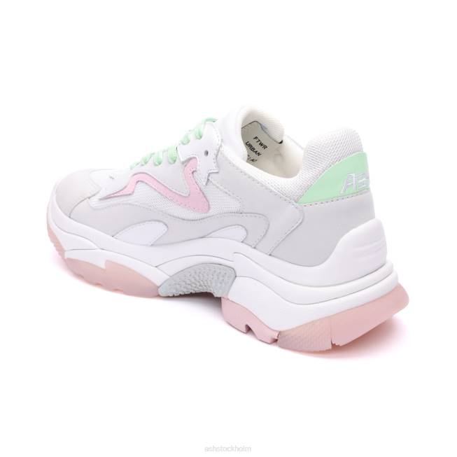 se ASH kvinnor missbrukare mode sneaker pärla/vit/rosa 8XTP9 sneakers