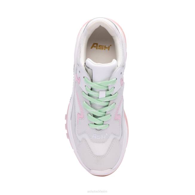 se ASH kvinnor missbrukare mode sneaker pärla/vit/rosa 8XTP9 sneakers