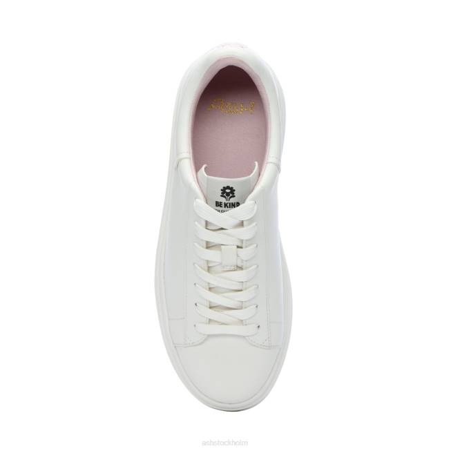 se ASH kvinnor moby be kind plattformssneaker vit/kristallrosa 8XTP6 sneakers