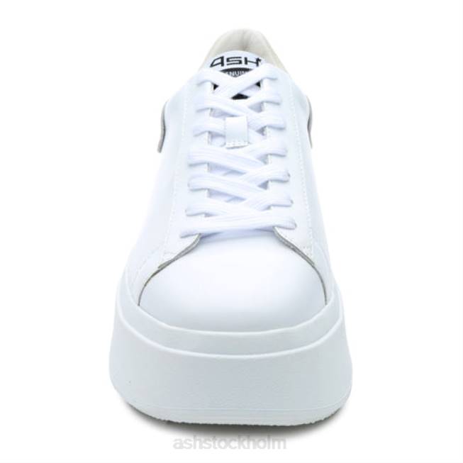 se ASH kvinnor moby platform sneaker vit/äggnugg 8XTP10 sneakers