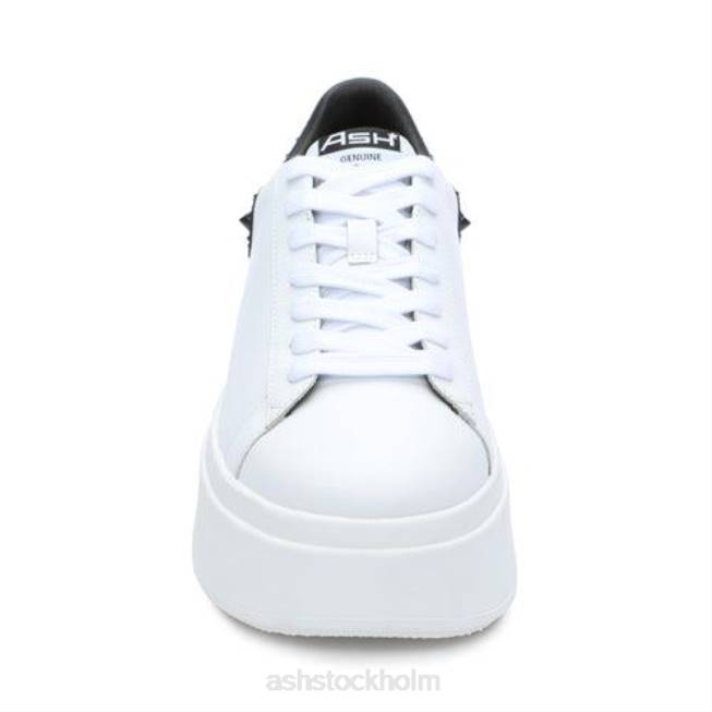 se ASH kvinnor moby studs sneaker med plattformsdubb Vit hud 8XTP3 sneakers