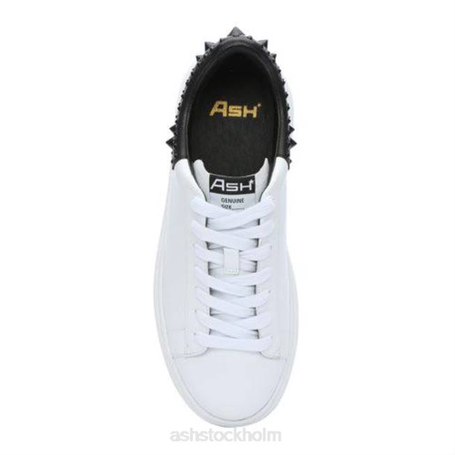 se ASH kvinnor moby studs sneaker med plattformsdubb Vit hud 8XTP3 sneakers