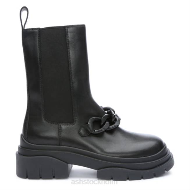 se ASH kvinnor squall chain modekänga svart 8XTP89 stövlar