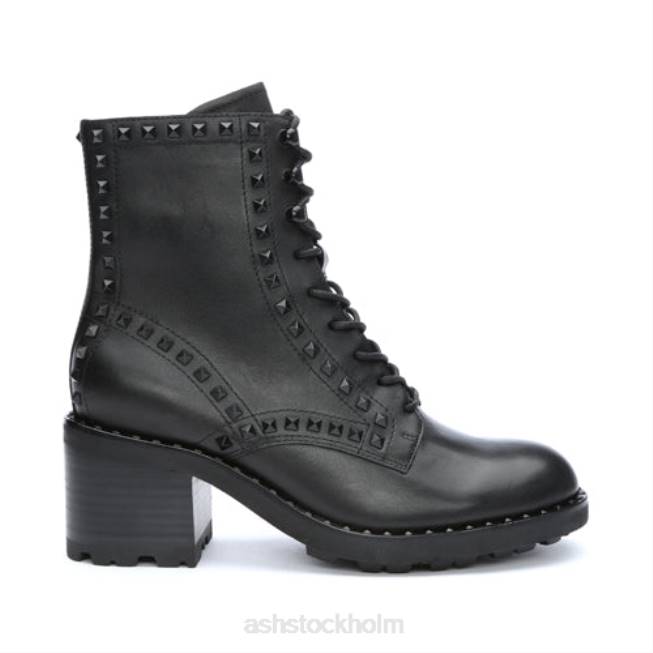 se ASH kvinnor xin s dubbade moto boot svart 8XTP87 stövlar