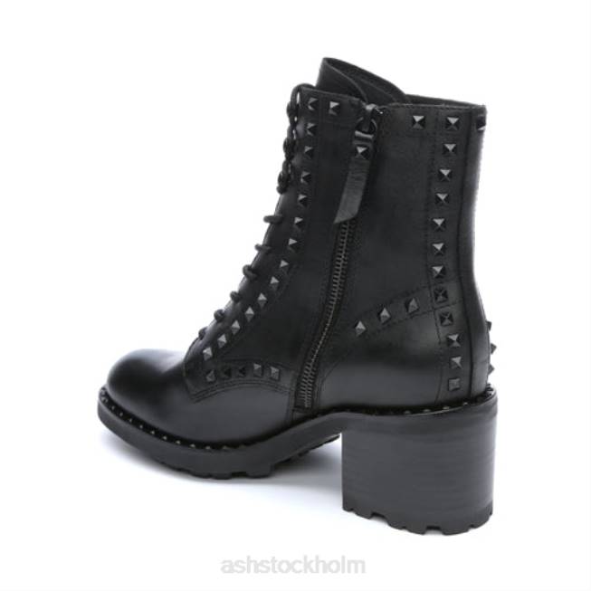 se ASH kvinnor xin s dubbade moto boot svart 8XTP87 stövlar