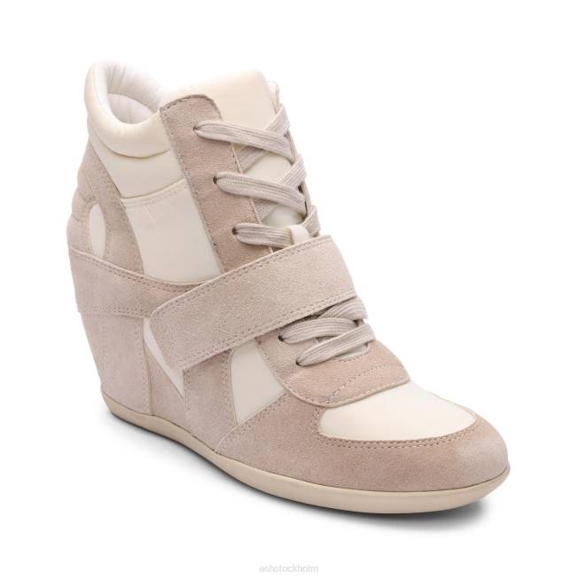 se ASH kvinnor bowie bis wedge sneaker talk/benvit 8XTP23 sneakers