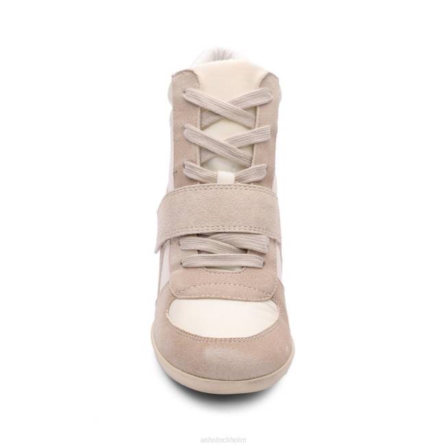 se ASH kvinnor bowie bis wedge sneaker talk/benvit 8XTP23 sneakers