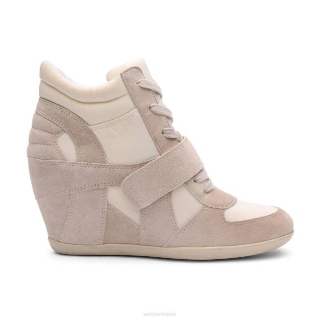 se ASH kvinnor bowie bis wedge sneaker talk/benvit 8XTP23 sneakers