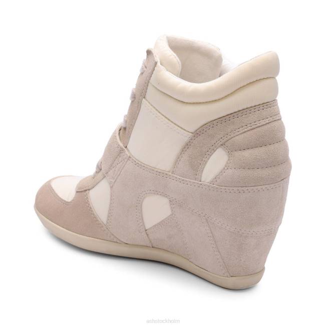 se ASH kvinnor bowie bis wedge sneaker talk/benvit 8XTP23 sneakers