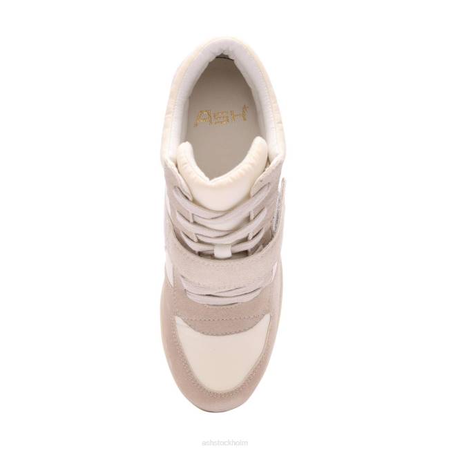 se ASH kvinnor bowie bis wedge sneaker talk/benvit 8XTP23 sneakers