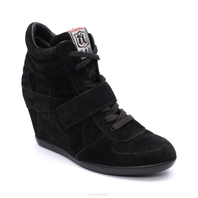 se ASH kvinnor bowie wedge sneaker svart 8XTP14 sneakers