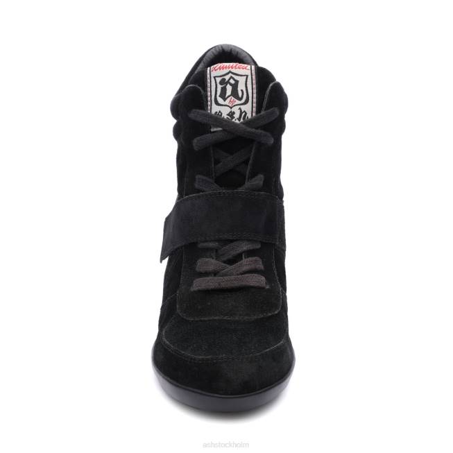 se ASH kvinnor bowie wedge sneaker svart 8XTP14 sneakers