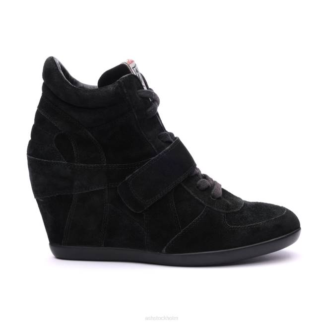 se ASH kvinnor bowie wedge sneaker svart 8XTP14 sneakers